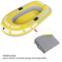 PVC Inflatable Kayak Canoe 2 Person Rowing Air Boat Fishing Drifting Diving