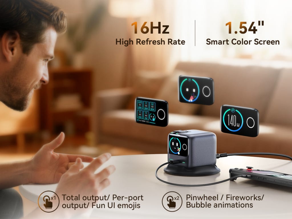 JOYROOM PODIX 140W 5-Port Desktop GaN Charger