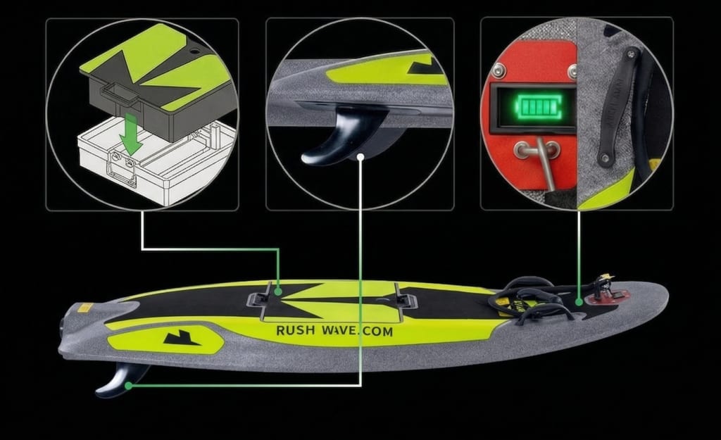 Electric Surfboard 🚀 | 12KW Power | Ride Like a Pro